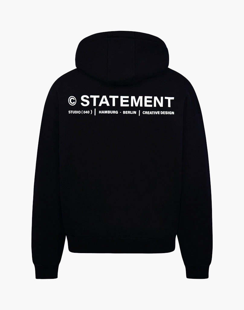 INITIAL HOODIE (BLACK) STATEMENT