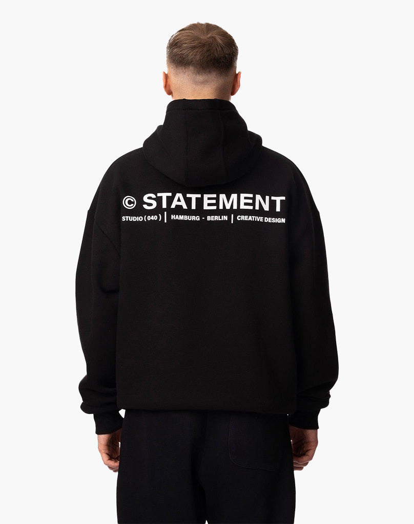 INITIAL HOODIE (BLACK) STATEMENT