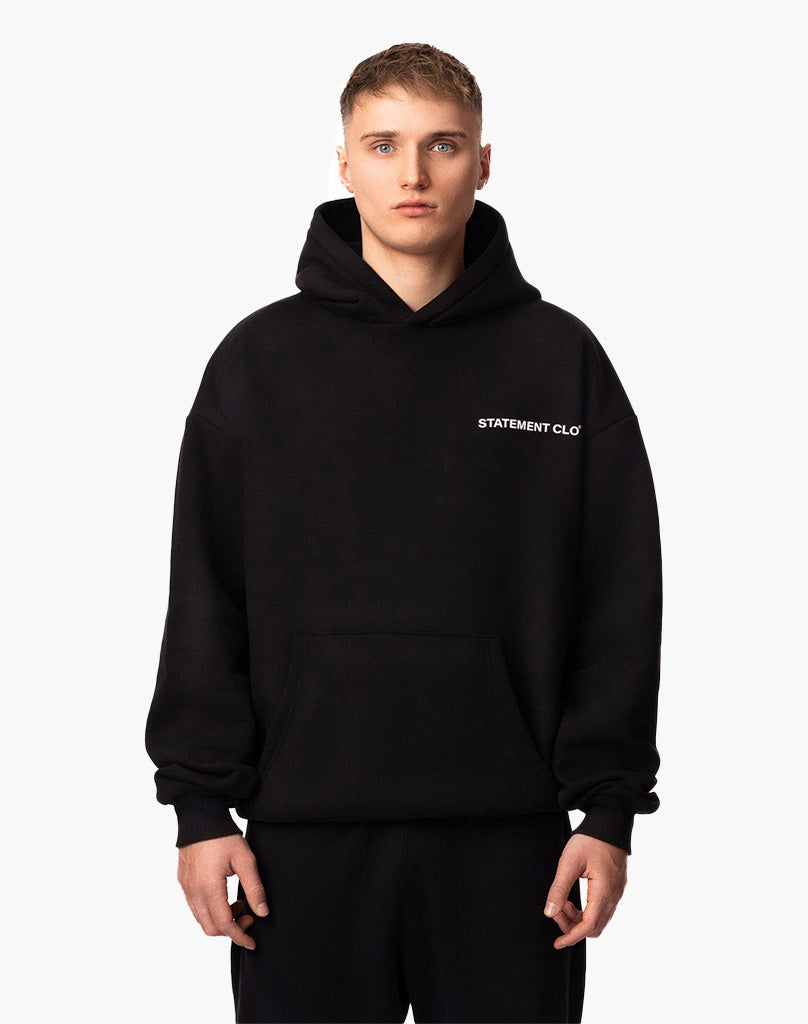 INITIAL HOODIE (BLACK) STATEMENT