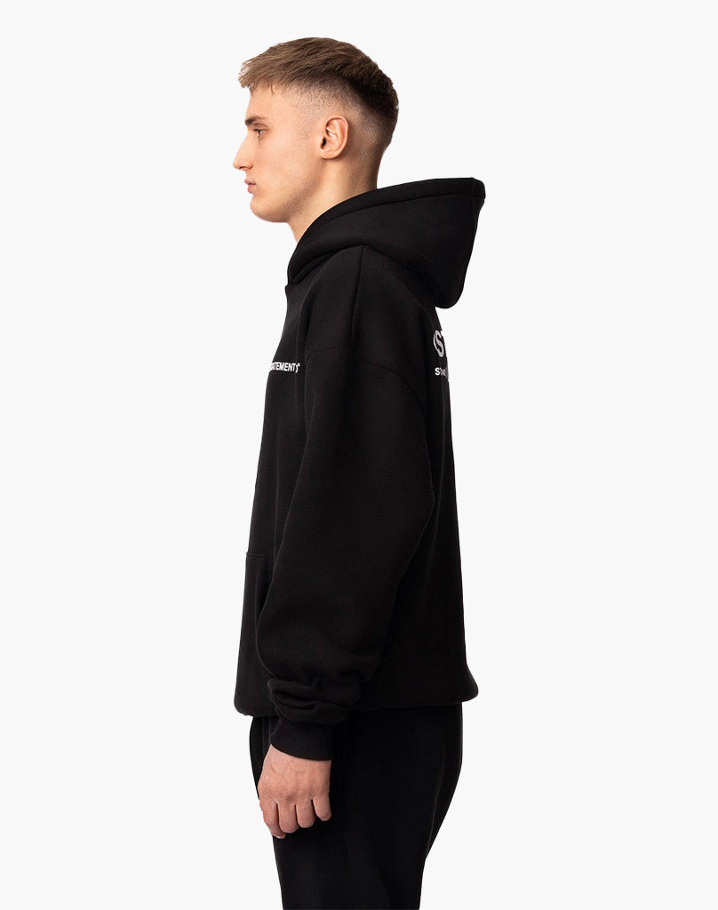 INITIAL HOODIE (BLACK) STATEMENT