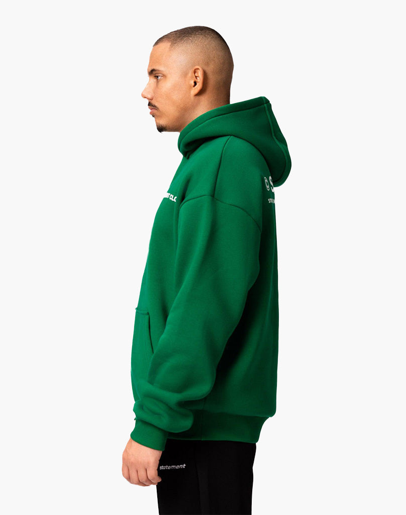 INITIAL HOODIE (WOOD GREEN) STATEMENT