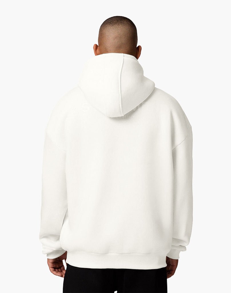 INITIAL ZIP-HOODIE (CREAM WHITE) Hoodie STATEMENT