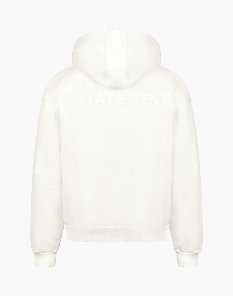 INITIAL ZIP-HOODIE (CREAM WHITE) Hoodie STATEMENT