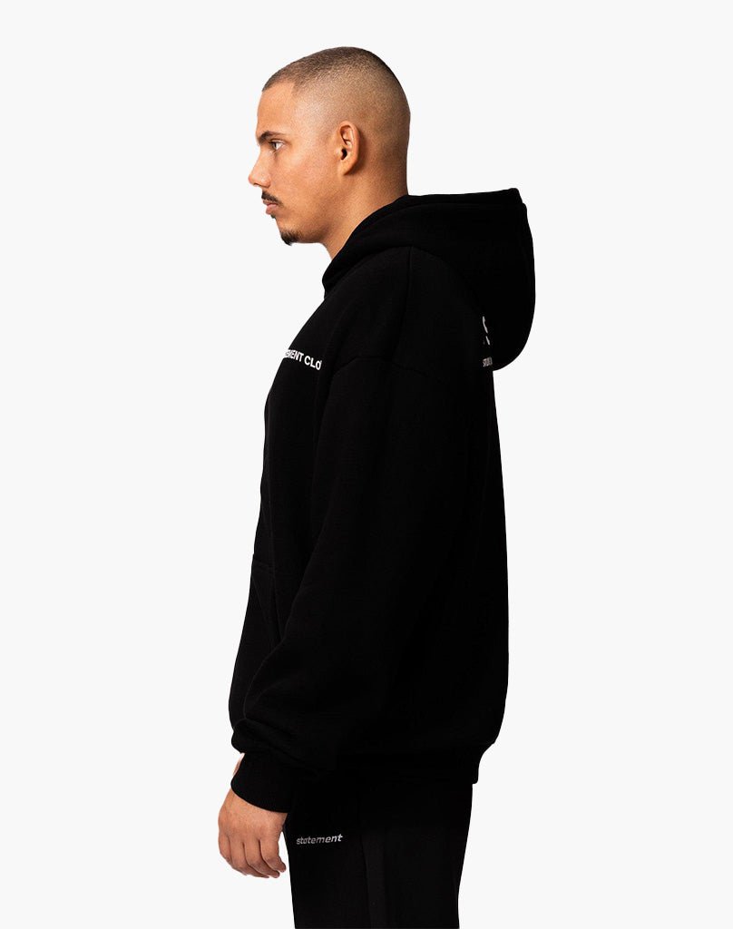 INITIAL ZIP-HOODIE (BLACK) Zip-Hoodie STATEMENT