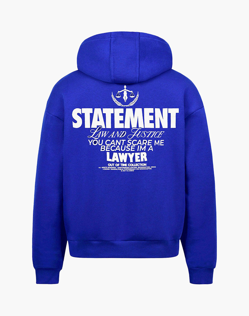 JUSTICE HOODIE (ROYAL BLUE) STATEMENT
