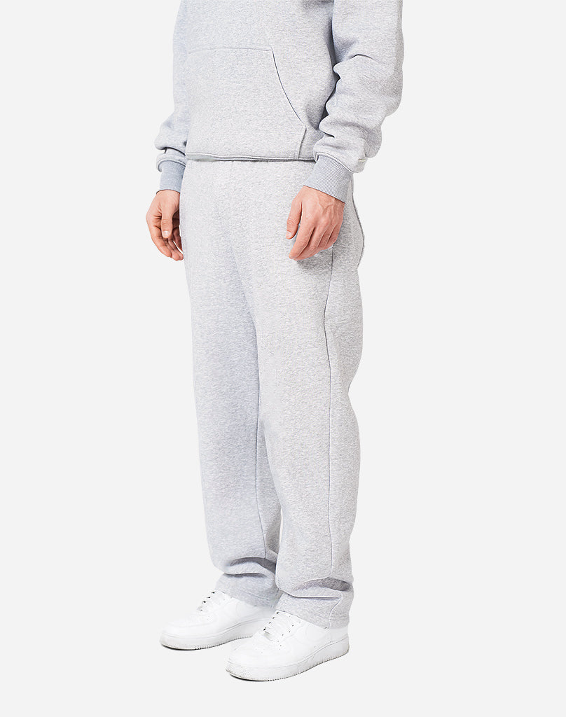 BASIC OPEN LEG JOGGER (GREY MELANGE) - Mail Bestseller Pants STATEMENT
