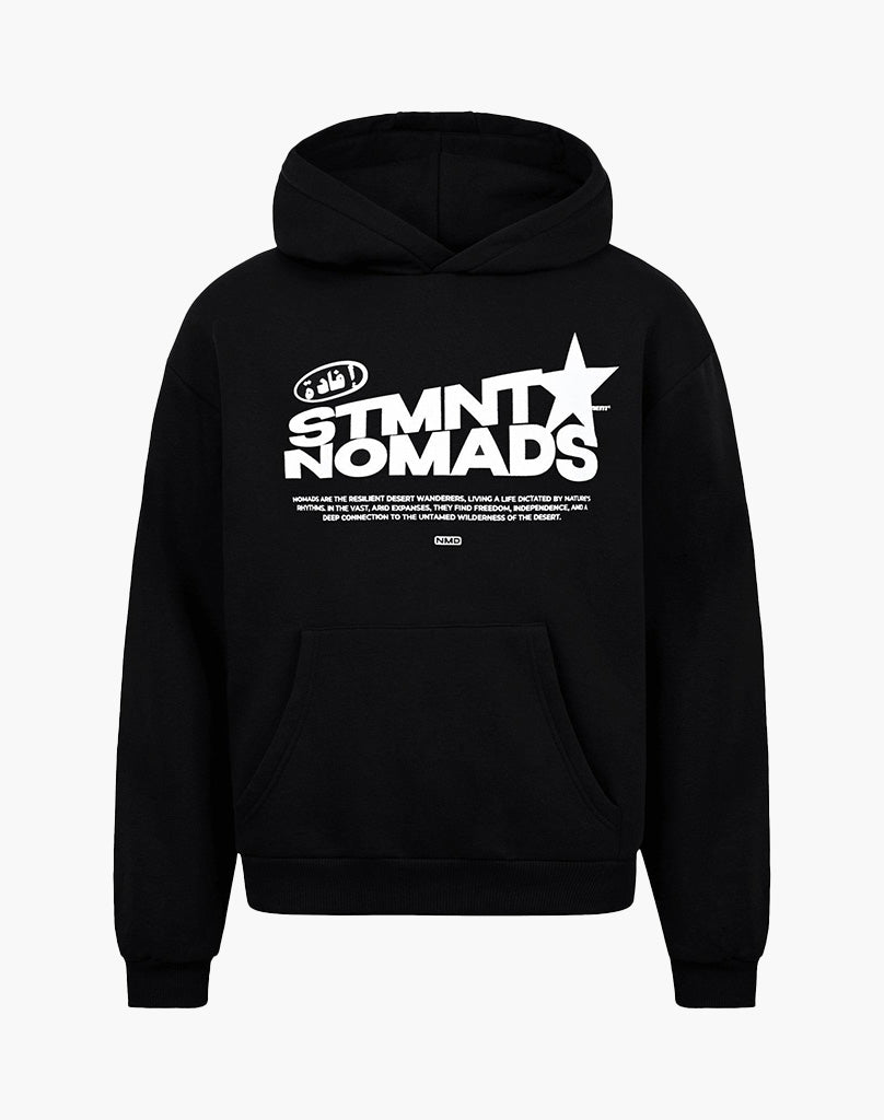NOMADS HOODIE (BLACK) STATEMENT