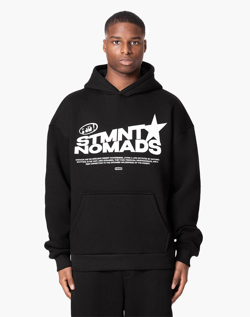 NOMADS HOODIE (BLACK) STATEMENT