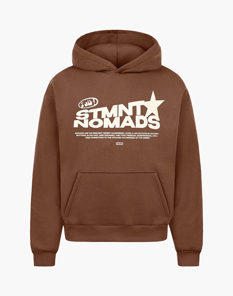 NOMADS HOODIE (COFFEE BROWN) Hoodie STATEMENT