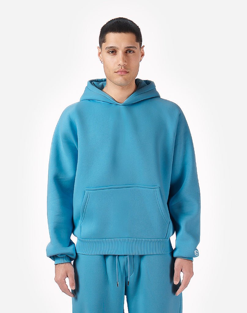 BASIC HOODIE (AQUA BLUE) Hoodie STATEMENT