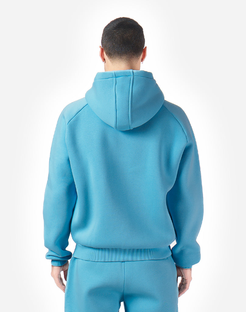 BASIC HOODIE (AQUA BLUE) STATEMENT