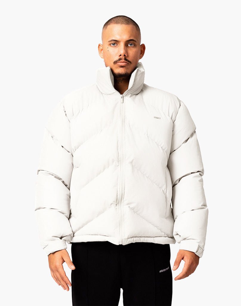 STMT PUFFER JACKET (CREAM WHITE) Jackets STATEMENT