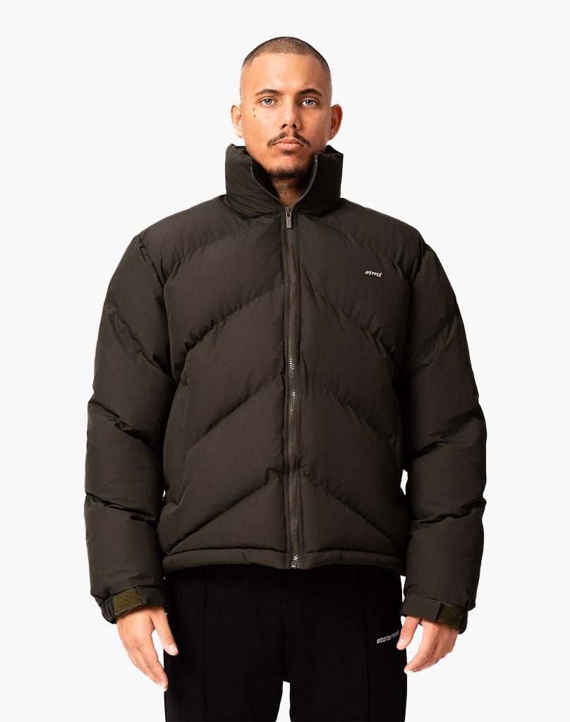 STMT PUFFER JACKET (KHAKI) Jackets STATEMENT