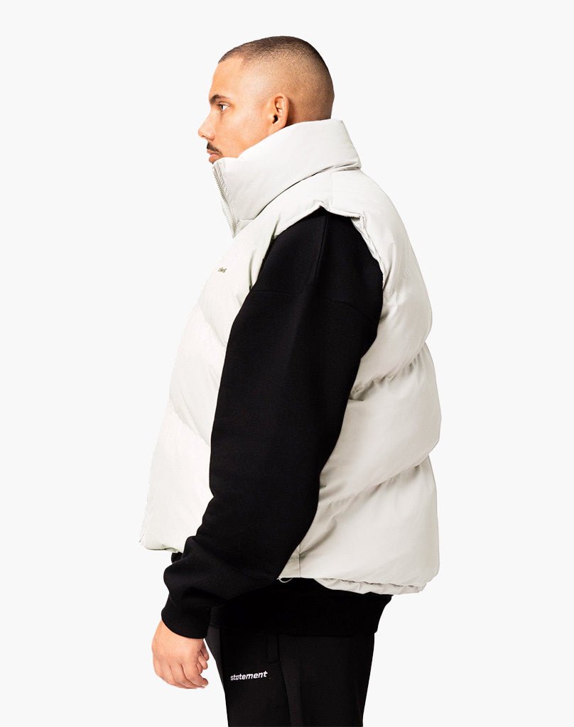 STMT PUFFER VEST (CREAM WHITE) Jackets STATEMENT