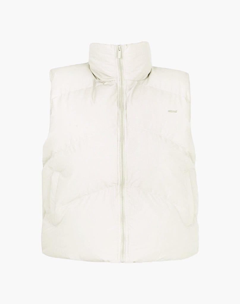 STMT PUFFER VEST (CREAM WHITE) Jackets STATEMENT