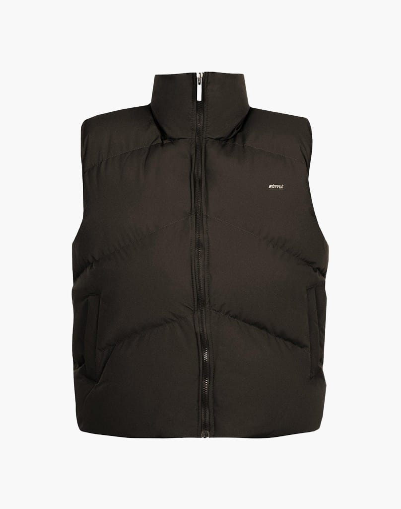 STMT PUFFER VEST (KHAKI) Jackets STATEMENT