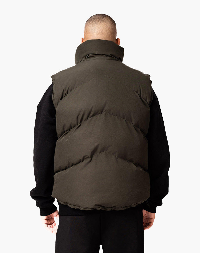STMT PUFFER VEST (KHAKI) Weste STATEMENT