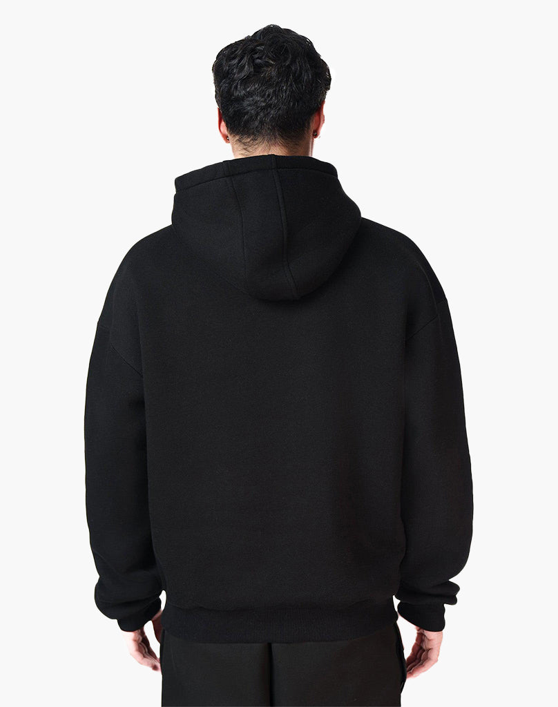 RETRO HOODIE (BLACK) STATEMENT