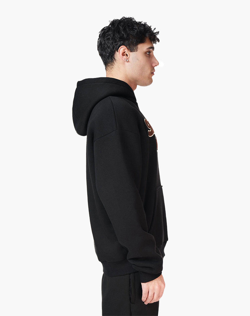 RETRO HOODIE (BLACK) STATEMENT