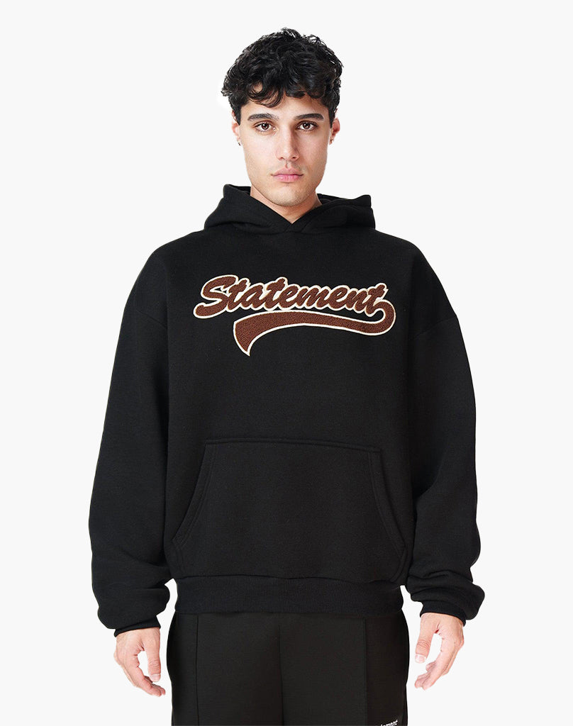 RETRO HOODIE (BLACK) STATEMENT