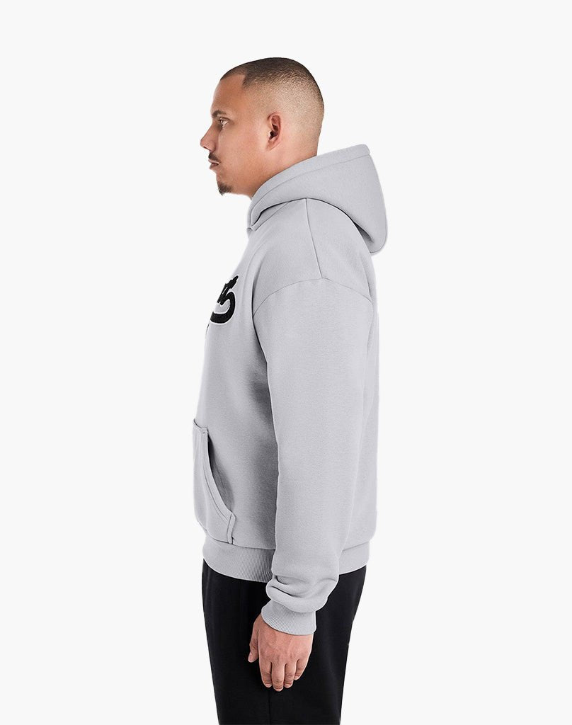 RETRO HOODIE (GREY) Hoodie STATEMENT