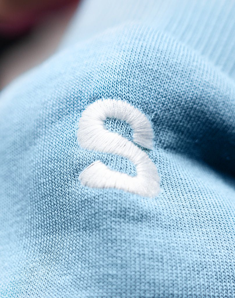 BASIC ZIP-HOODIE (ICE BLUE) Zip-Hoodie STATEMENT