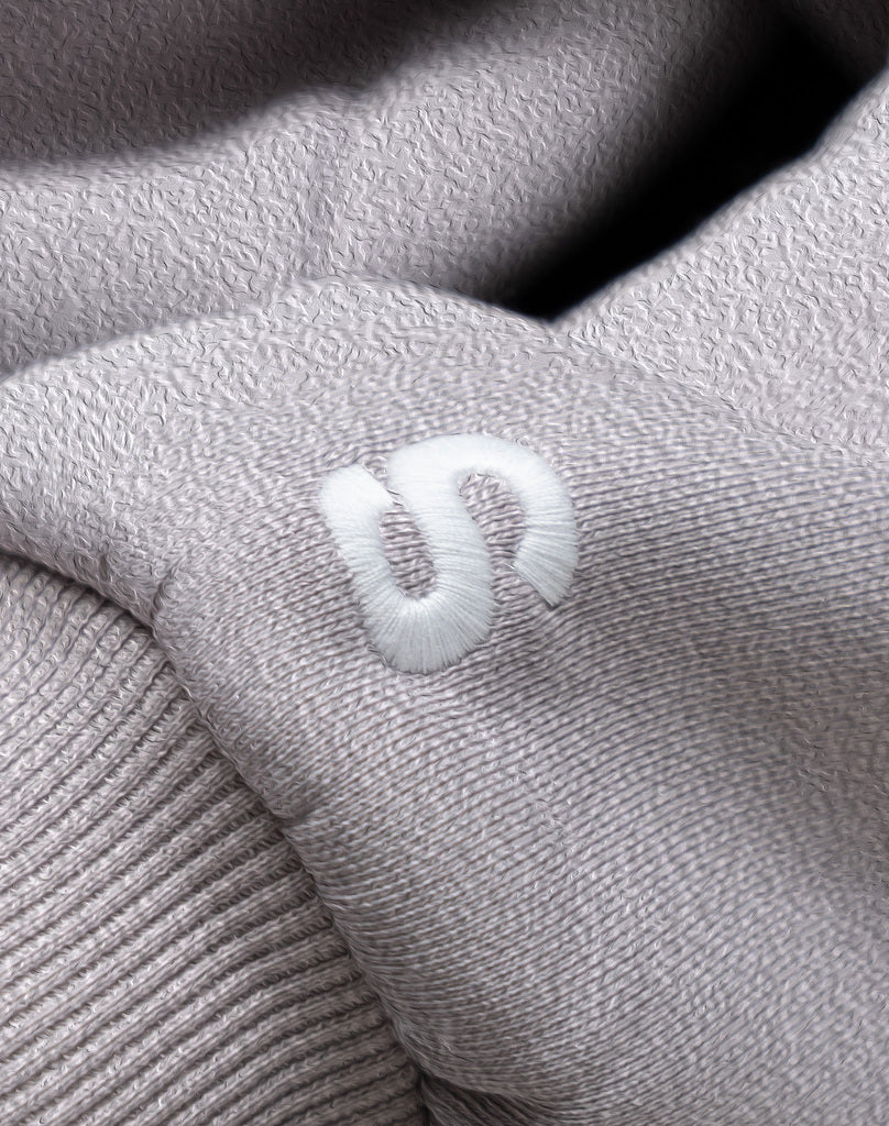 BASIC ZIP-HOODIE (GREY MELANGE) STATEMENT