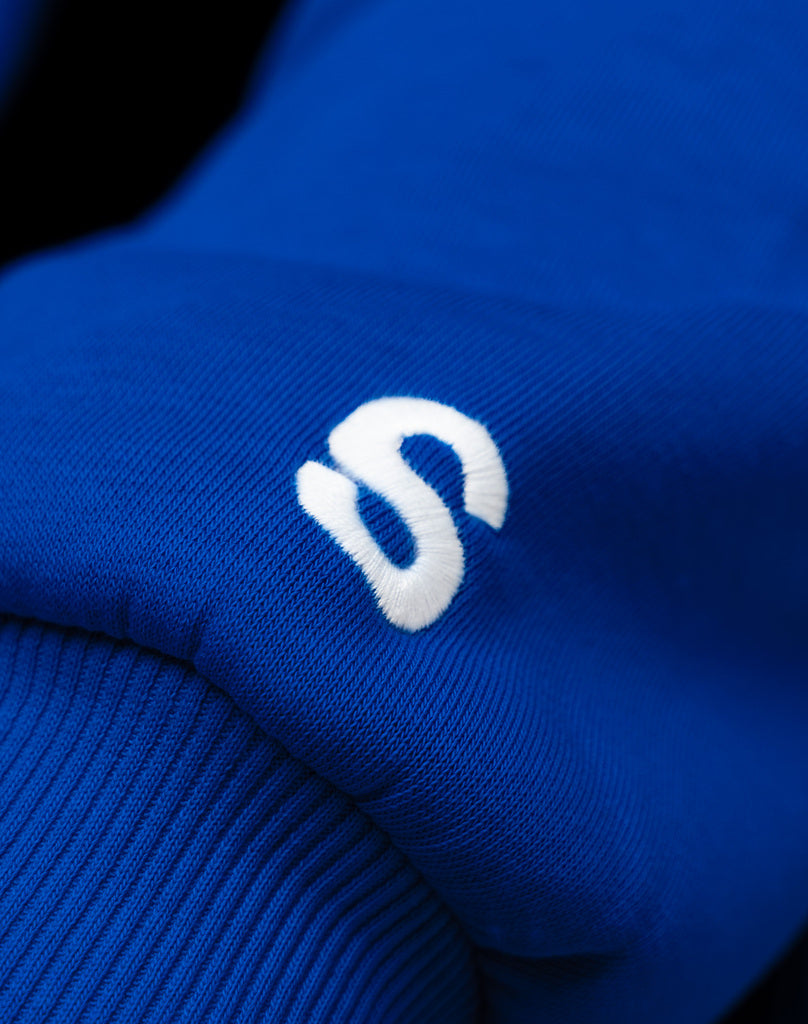 BASIC ZIP-HOODIE (ROYAL BLUE) STATEMENT