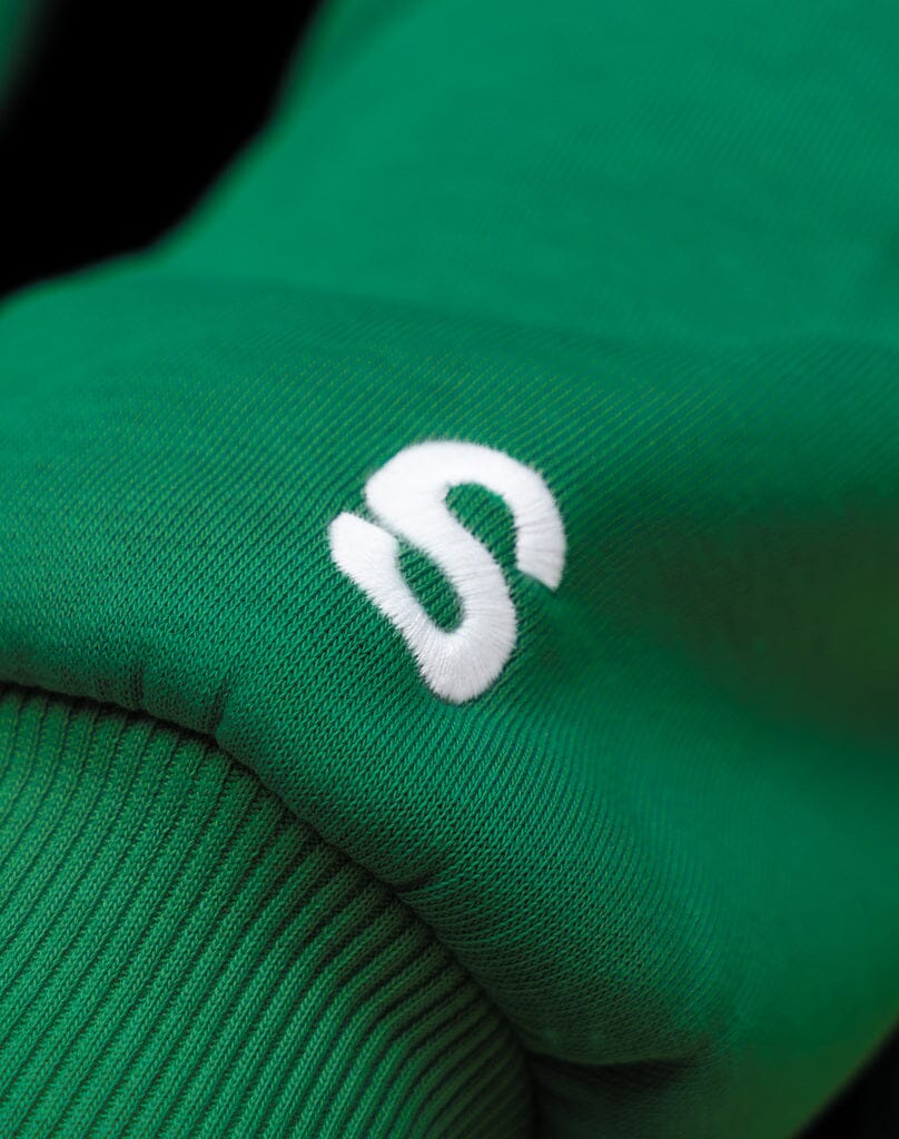 BASIC ZIP-HOODIE (WOOD GREEN) Zip-Hoodie STATEMENT