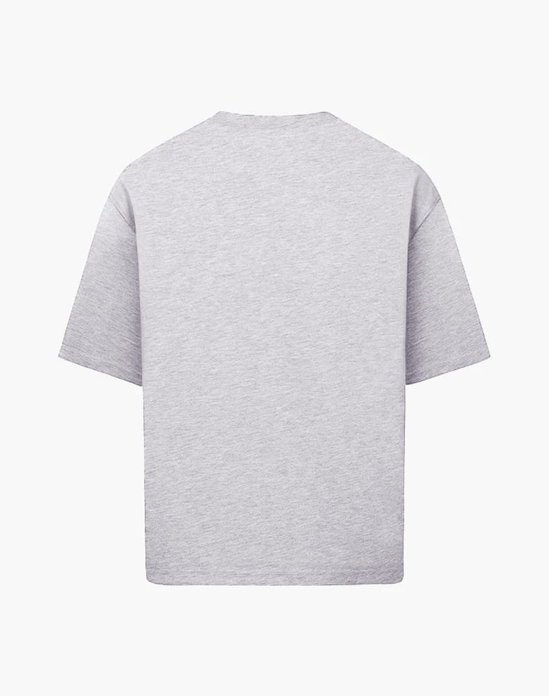 OVERSIZED TEE (GREY MELANGE) Oversized T-Shirt STATEMENT