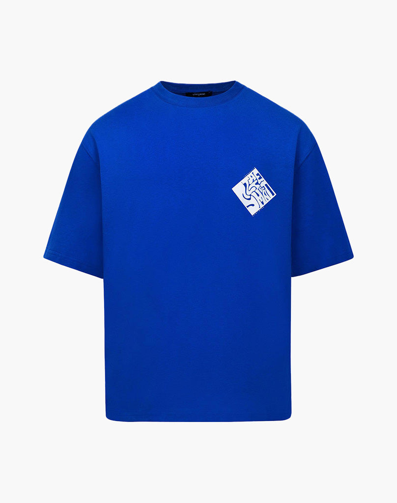 SMUDGE TEE (BLUE) STATEMENT