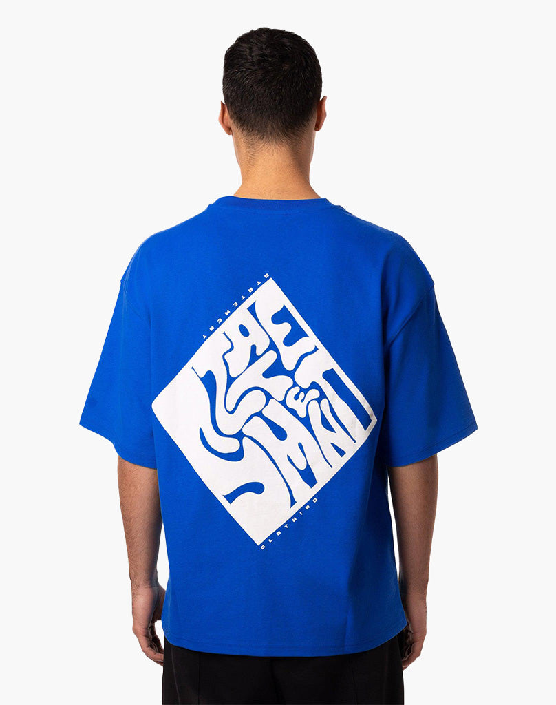 SMUDGE TEE (BLUE) STATEMENT