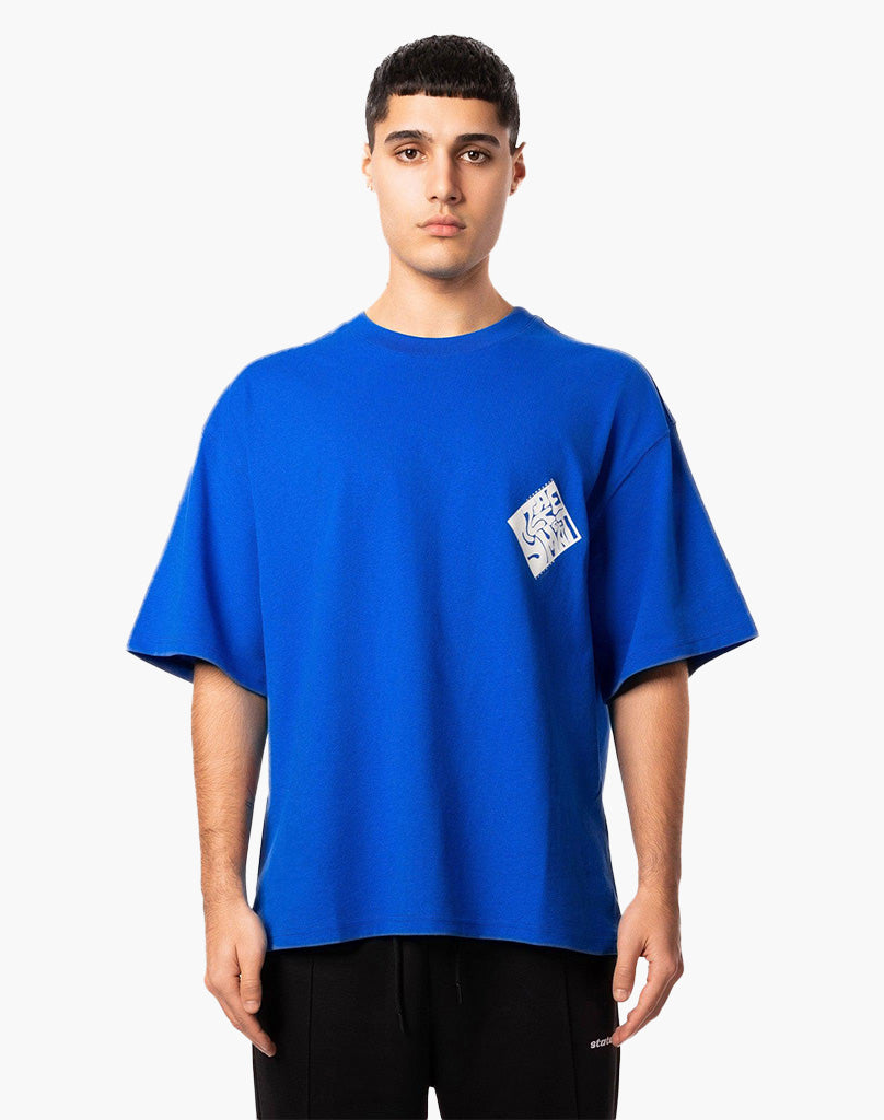 SMUDGE TEE (BLUE) STATEMENT