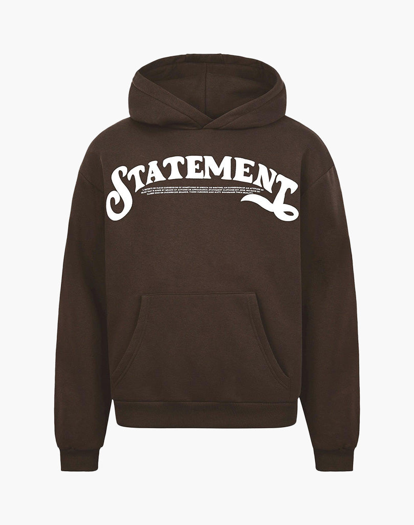 STATEMENT HOODIE (BROWN) STATEMENT