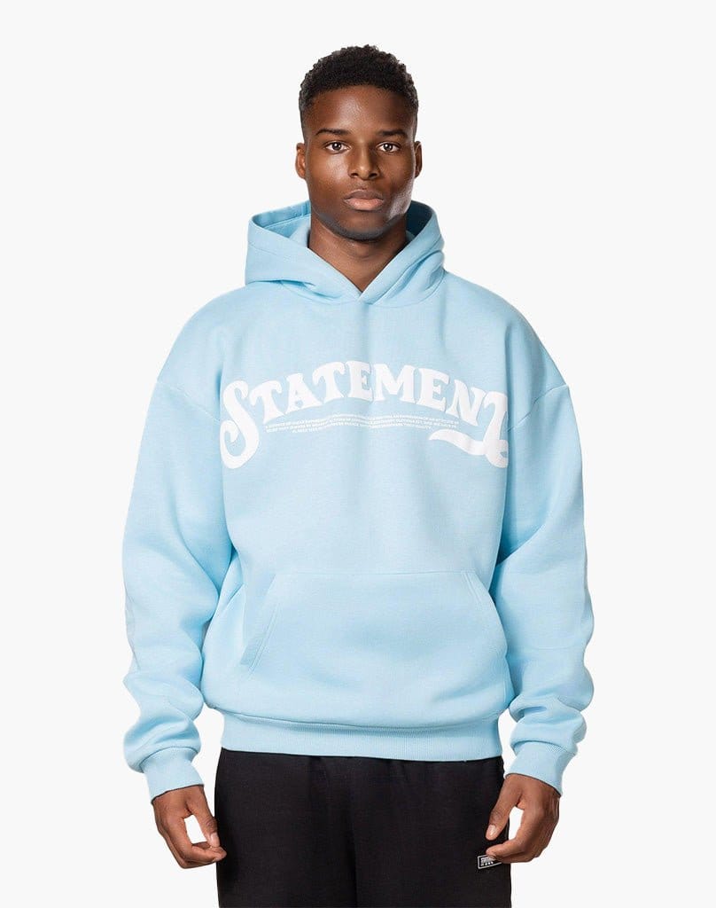 STATEMENT HOODIE (ICE BLUE) Zip-Hoodie STATEMENT