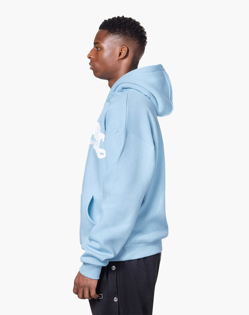 STATEMENT HOODIE (ICE BLUE) Zip-Hoodie STATEMENT