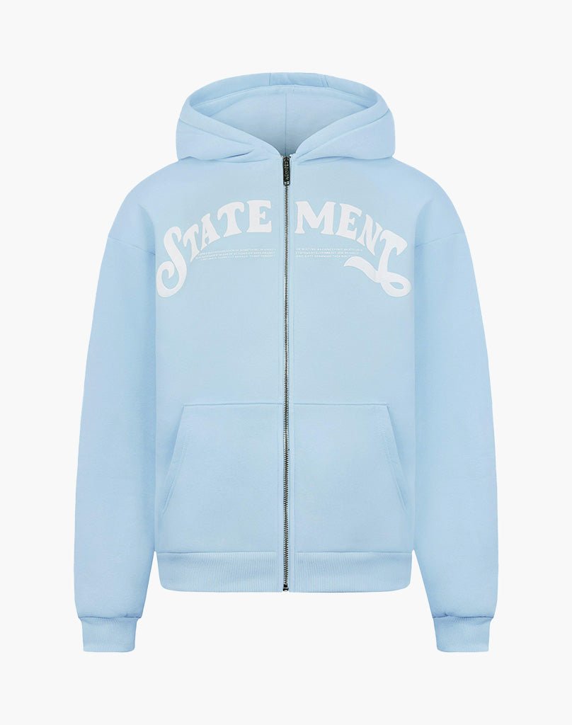 STATEMENT ZIP-HOODIE (ICE BLUE) Zip-Hoodie STATEMENT