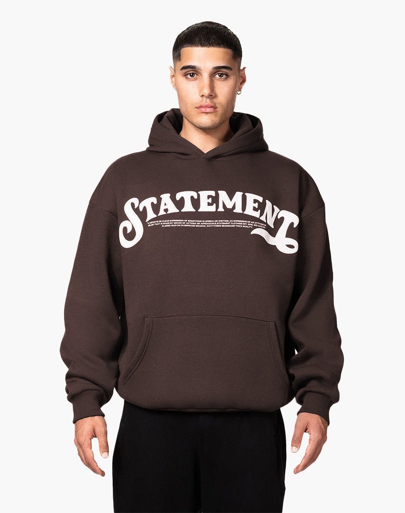 STATEMENT HOODIE (BROWN) Hoodie STATEMENT