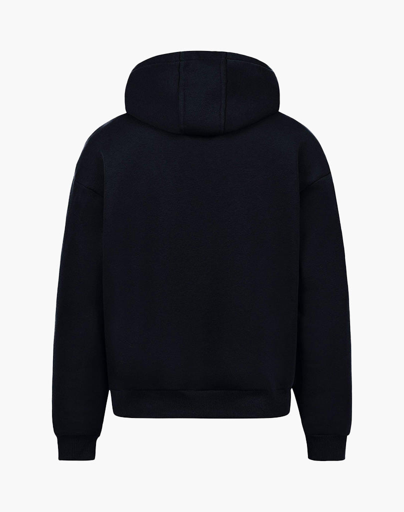 STATEMENT ZIP-HOODIE (BLACK) STATEMENT