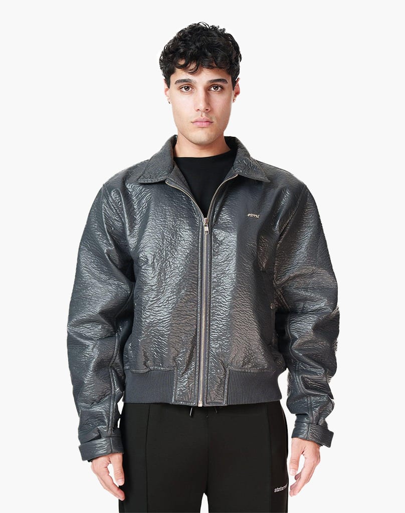 STMT BOMBER JACKET (GREY) Jackets STATEMENT