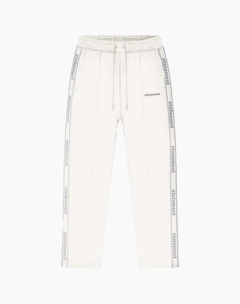 STRIPE WIDE TRACKPANTS (CREAM WHITE) Pants STATEMENT