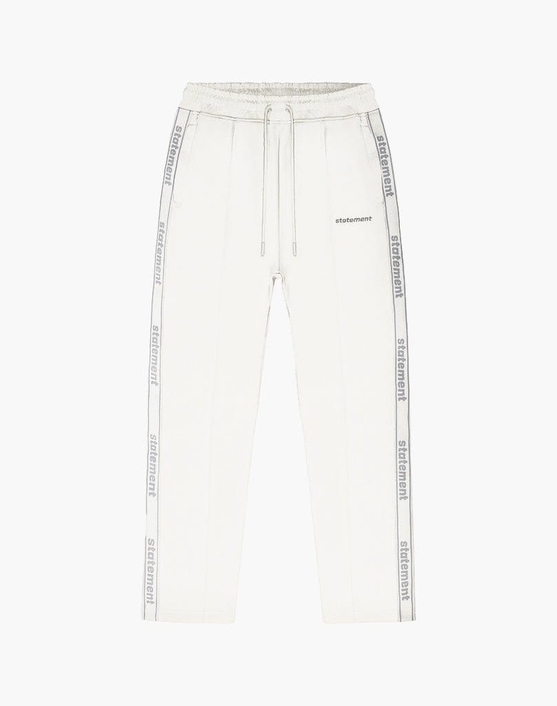 STRIPE WIDE TRACKPANTS (CREAM WHITE) Pants STATEMENT