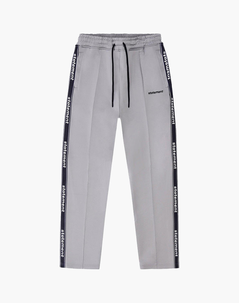 STRIPE WIDE TRACKPANTS (GREY) STATEMENT