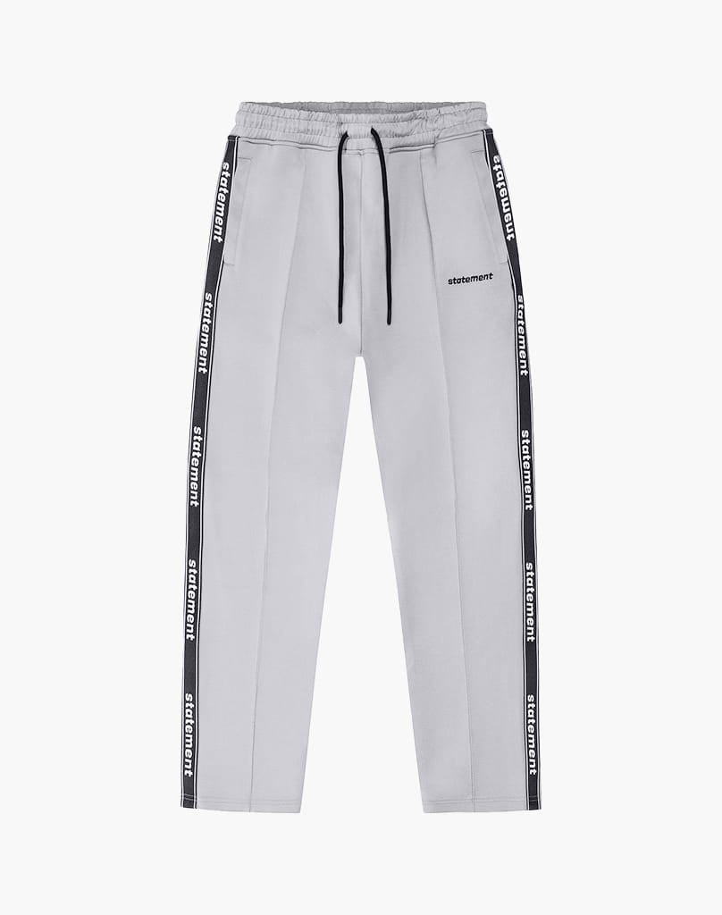 STRIPE WIDE TRACKPANTS (GREY) Pants STATEMENT