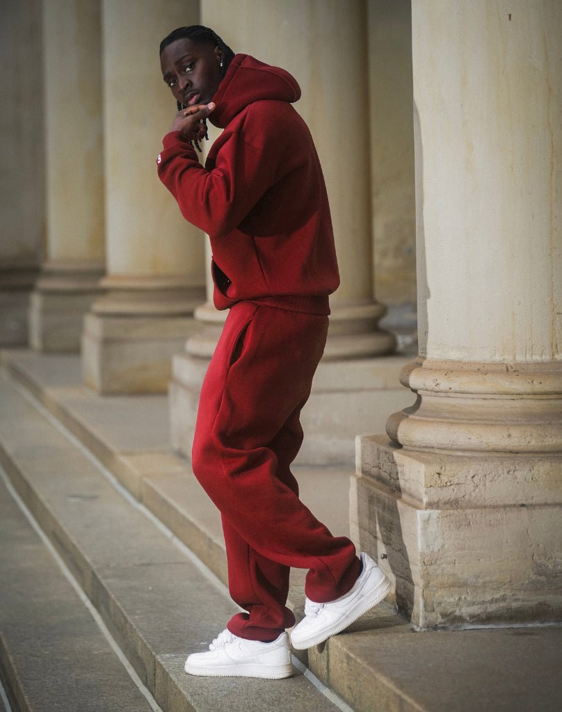 TRACKSUIT SET (BURGUNDY) Tracksuits Statement Clo