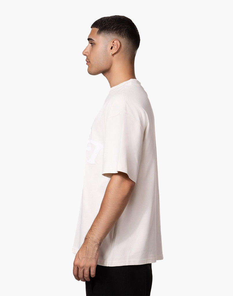 TWISTS TEE (CREAM WHITE) STATEMENT