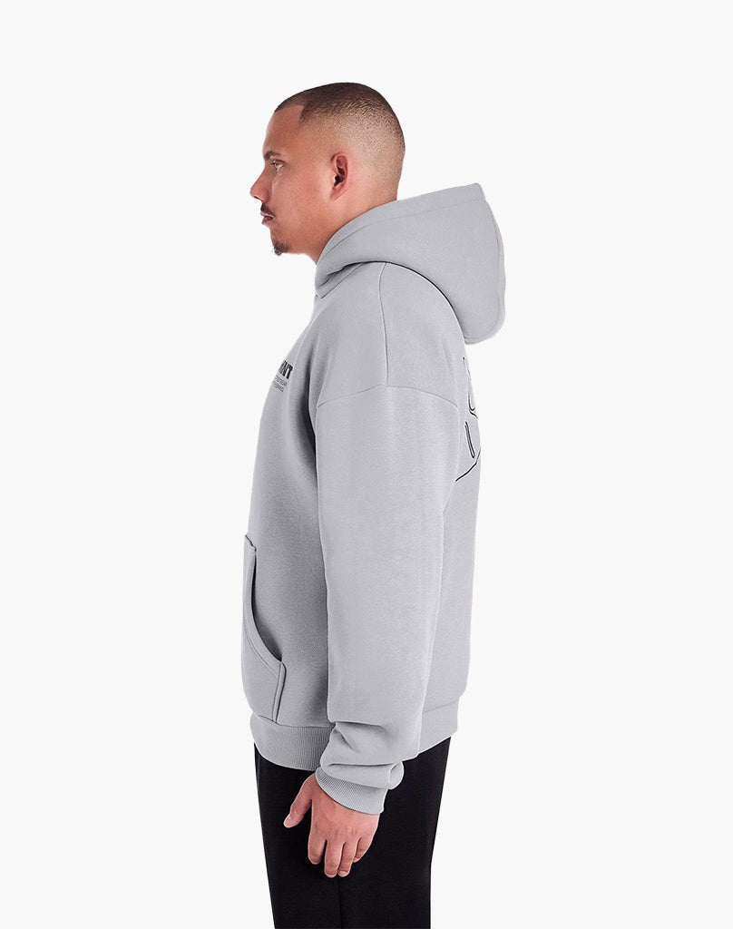 URBAN HOODIE (GREY) Hoodie STATEMENT