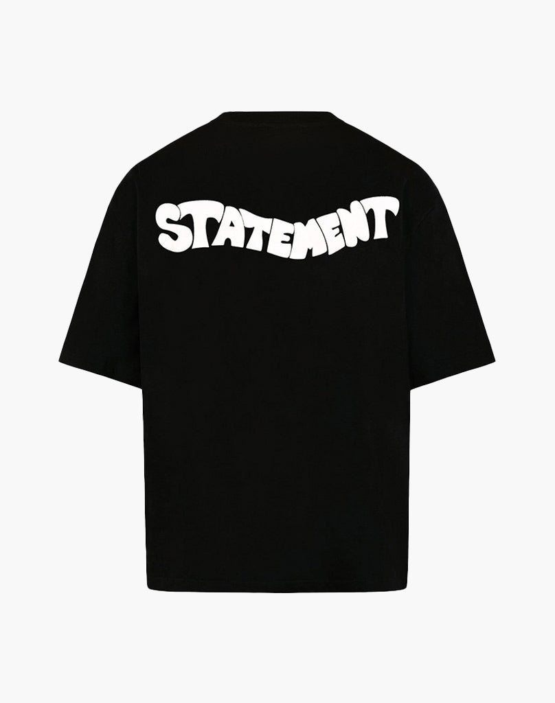 WAVE TEE (BLACK) STATEMENT