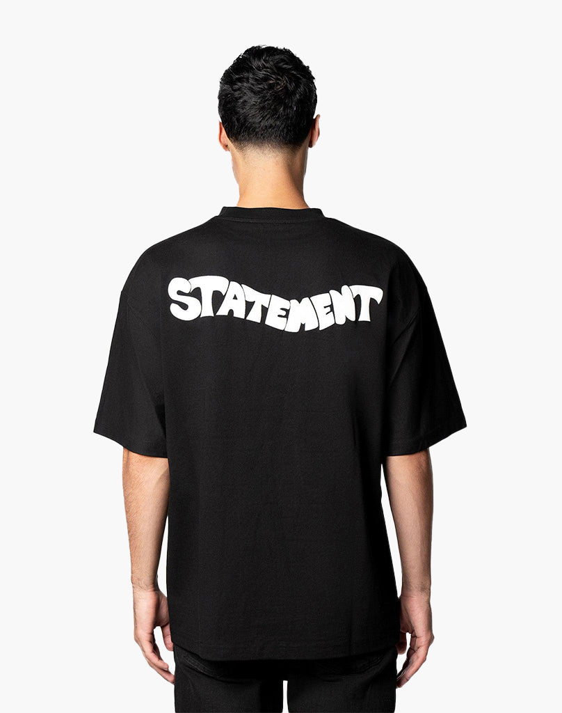 WAVE TEE (BLACK) STATEMENT