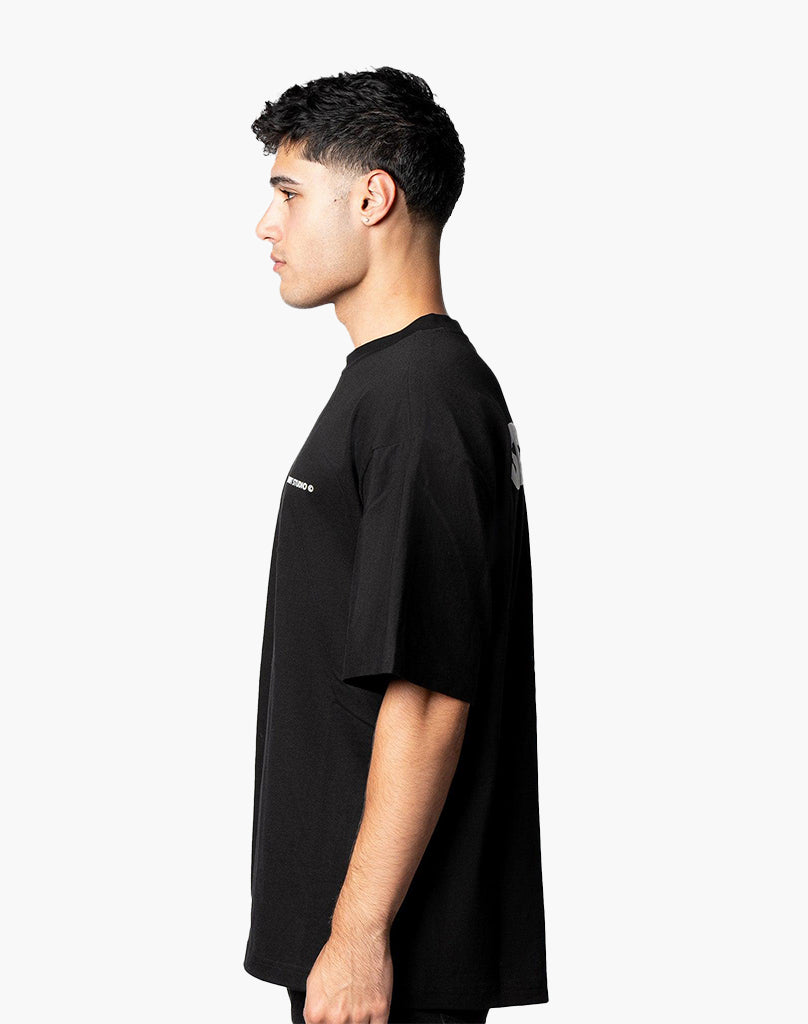 WAVE TEE (BLACK) STATEMENT